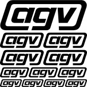 Komplet naklejek - AGV
