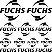 Komplet  naklejek - Fuchs