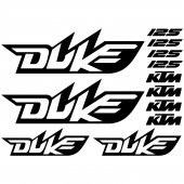 Ktm 125 duke Decal Stickers kit