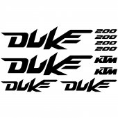 Ktm 200 duke Decal Stickers kit