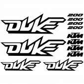 Ktm 200 duke Decal Stickers kit