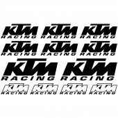 ktm Racing Aufkleber-Set