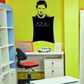 Lionel Messi - Chalkboard / Blackboard Wall Stickers