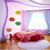 Lips Set Wall Stickers