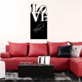 Love - Chalkboard / Blackboard Wall Stickers