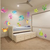 Marine Set Wall Stickers