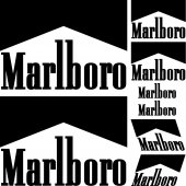 Marlboro Aufkleber-Set