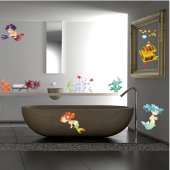 Mermaid Set Wall Stickers