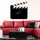 Movie Clapper - Chalkboard / Blackboard Wall Stickers