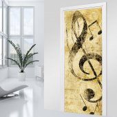 Music Door Stickers