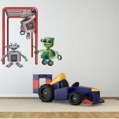 Naklejka ścienna Dla Dzieci - Robot Sportowiec