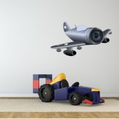 Naklejka ścienna Dla Dzieci - Samolot