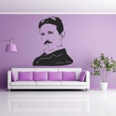 Naklejka ścienna - Nikola Tesla