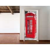 Naklejka na Drzwi - Kabina Telefoniczna London