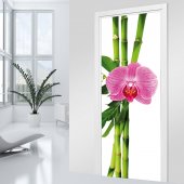 Naklejka na Drzwi - Orchidea