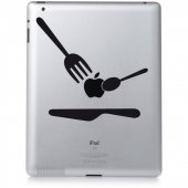 Naklejka na iPad 2 - Sztućce