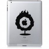 Naklejka na iPad 3 - Płomienie
