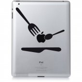 Naklejka na iPad 3 - Sztućce