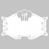 Naklejka Tablica Biała Velleda - Do kuchni