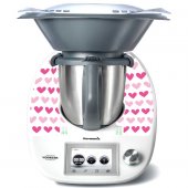 Naklejka Thermomix TM 5 - Serduszka