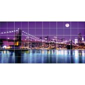 New York Bridge - Tiles Wall Stickers