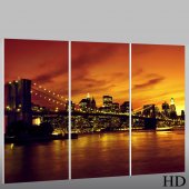 New York - Triptych Forex Print