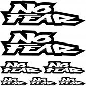 no fear Decal Stickers kit