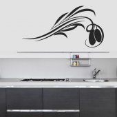 Olive branch Wall Stickers