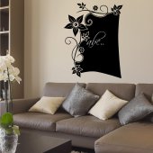 Orchid - Chalkboard / Blackboard Wall Stickers