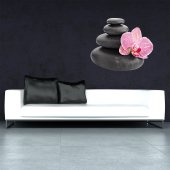 Orchid Pebbles Wall Stickers