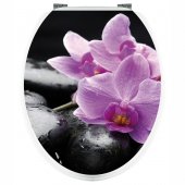 Orchid - Toilet Seat Decal Sticker