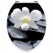 Orchid - Toilet Seat Decal Sticker