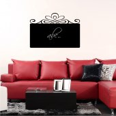 Ornament - Chalkboard / Blackboard Wall Stickers