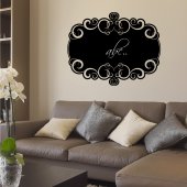 Ornament - Chalkboard / Blackboard Wall Stickers