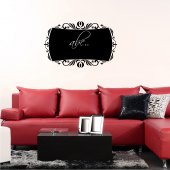 Ornament - Chalkboard / Blackboard Wall Stickers