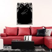 Ornament - Chalkboard / Blackboard Wall Stickers