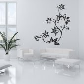 Ornamental Flowers Wall Stickers