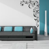 Ornamental Flowers Wall Stickers