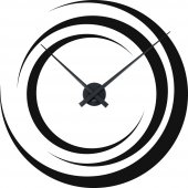 Orologio Adesivo spirale