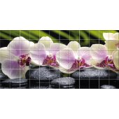 Pebbles Flowers - Tiles Wall Stickers