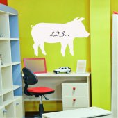 Pig -Whiteboard Wall Stickers