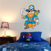 Pirate Chest Wall Stickers