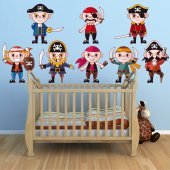 pirates Set Wall Stickers