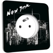 Prise décorée New York Black&White 1 