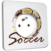 Prise décorée Soccer 