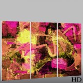 Quadro Triptico PVC Abstratos