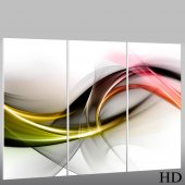 Quadro Triptico PVC Abstratos