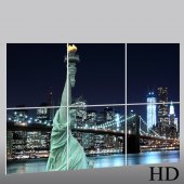 Quadro Triptico PVC New York