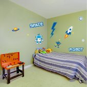 Robot Wall Stickers