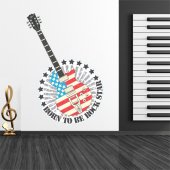 Rock star Wall Stickers